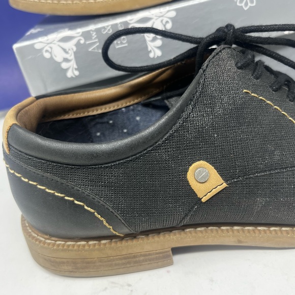 Rye by Hawker Rye Black w/ Brown contrast a Oxford Lace-up 9.5 main image 5